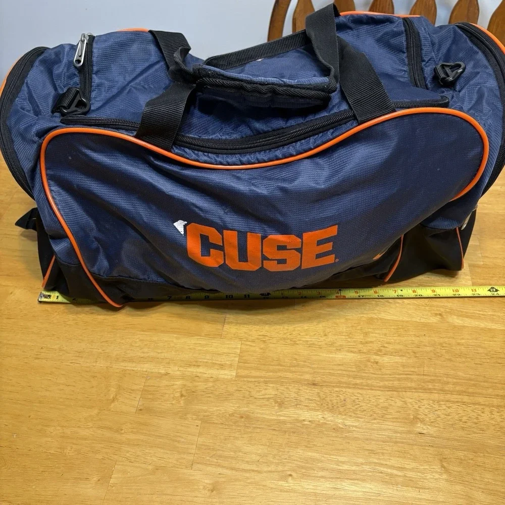 Nike Duffle Bag Syracuse University Orange Navy Blue‎ Travel Carry Sport